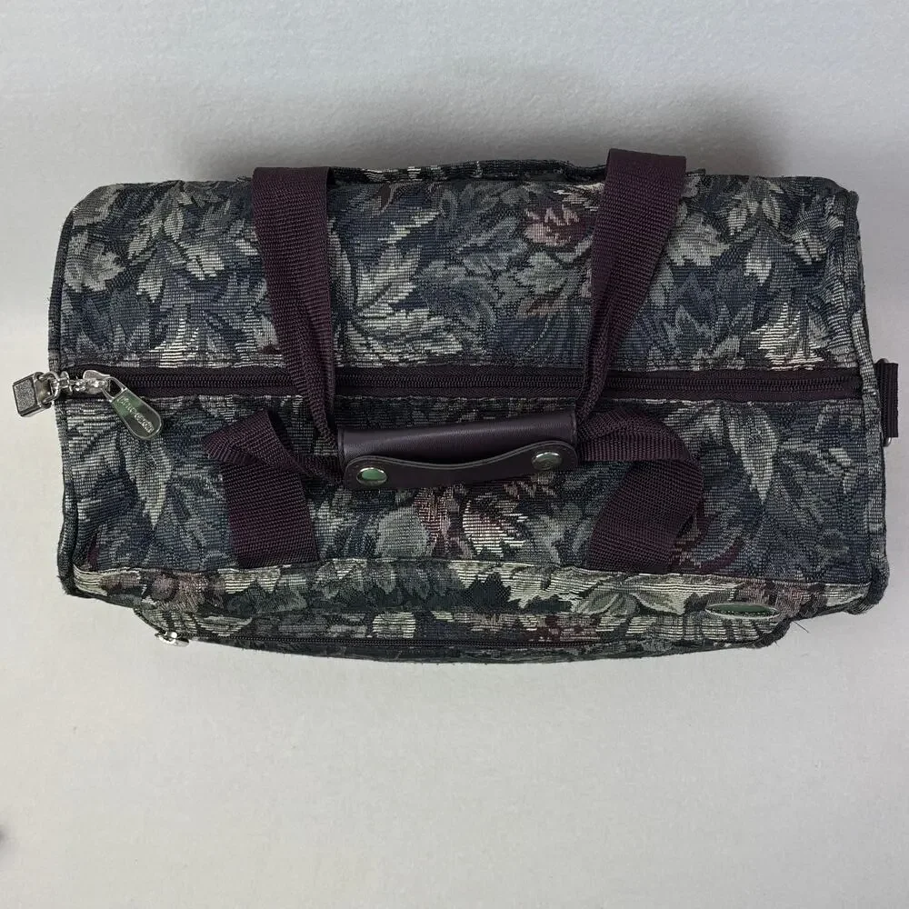 Pierre Cardin Floral Tapestry Weekender Travel Bag w/ Shoulder Strap